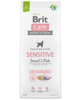 Brit Care Sustainable Sensitive Insect & Fish 12Kg