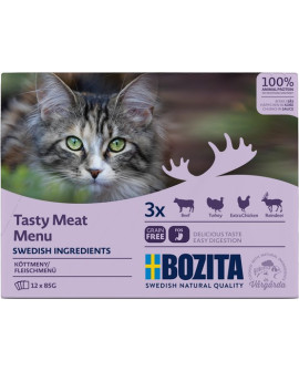Bozita Cat Multibox Z Mięsem W Sosie Saszetki 12X85G