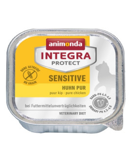 Animonda Integra Protect Sensitive Dla Kota - Z Kurczakiem Tacka 100G