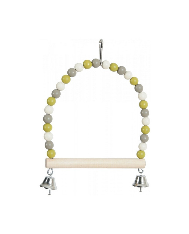 Zolux Huśtawka Perła Z Drewnianą Żerdką I Dzwoneczkami [134010]