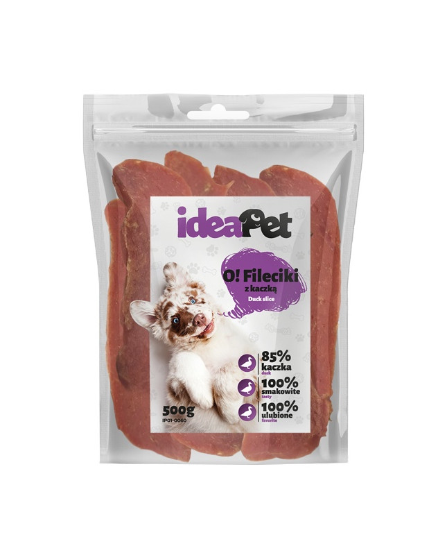 Ideapet Fileciki Z Kaczką 500G