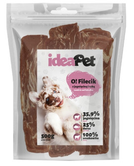 Ideapet Fileciki Z Jagnięciną I Rybą 500G
