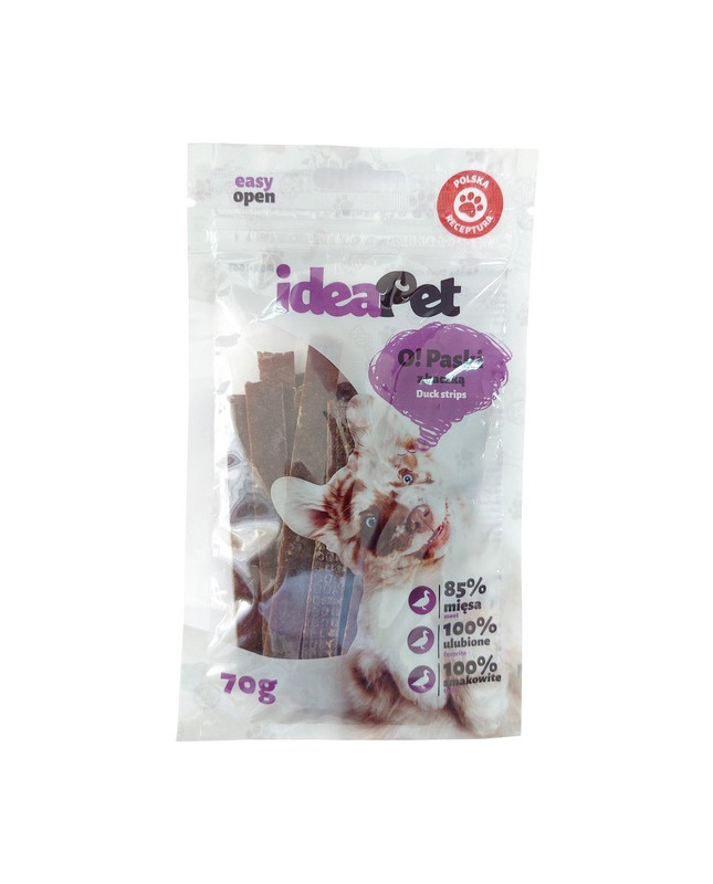Ideapet O! Paski Z Kaczką 70G