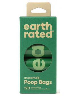 Earth Rated Woreczki Ekologiczne Do Zbierania Odchodów 8X15Szt Bezzapachowe