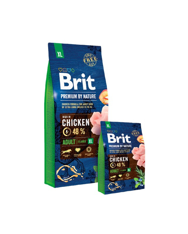 Brit Premium By Nature Adult Xl Extra Large 15Kg
