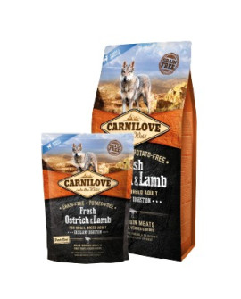 Carnilove Dog Fresh Ostrich & Lamb Adult Small - Struś I Jagnięcina 6Kg