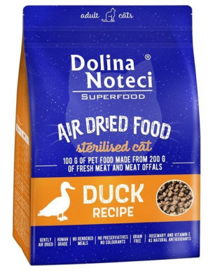 Dolina Noteci Superfood Air Dried Kot Sterilised Danie Z Kaczki 1Kg