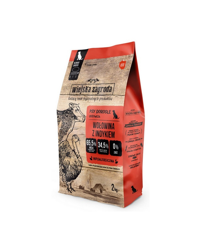 Wiejska Zagroda Wołowina Z Indykiem L 2Kg