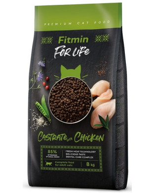 Fitmin Cat For Life Castrate Chicken 8Kg