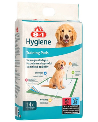 8In1 Mata Absorbująca Training Pads 56X57Cm - Małe Opakowanie 14Szt