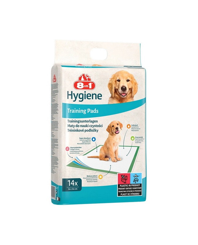 8In1 Mata Absorbująca Training Pads 56X57Cm - Małe Opakowanie 14Szt