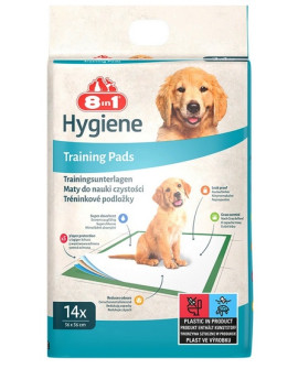 8In1 Mata Absorbująca Training Pads 56X57Cm - Małe Opakowanie 14Szt