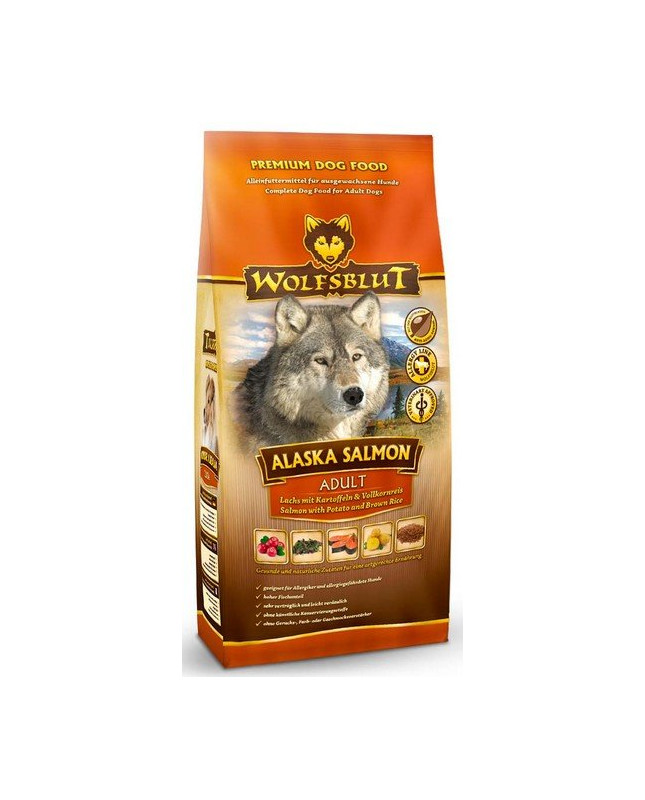 Wolfsblut Dog Alaska Salmon - Łosoś I Ryż 12,5Kg