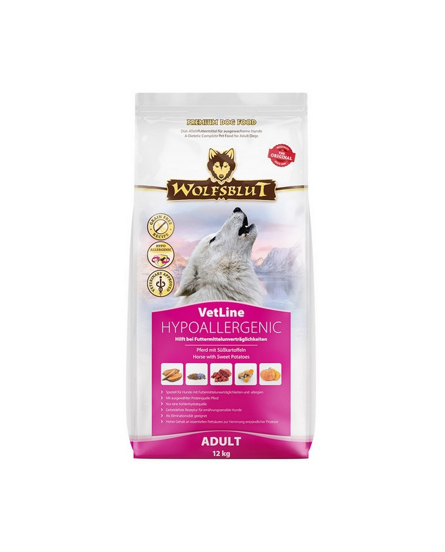 Wolfsblut Dog Vetline Hypoallergenic 12Kg