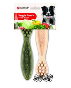 Flamingo Veggie Gryzak Szczoteczka 14,5Cm/2Szt