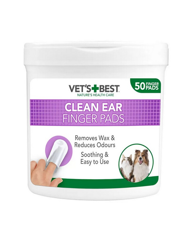 Vet's Best Czyściki Do Uszu Napalcowe 50Szt.