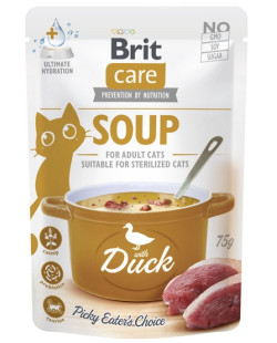 Brit Care Cat Soup Duck Saszetka 75G