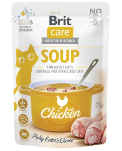 Brit Care Cat Soup Chicken Saszetka 75G