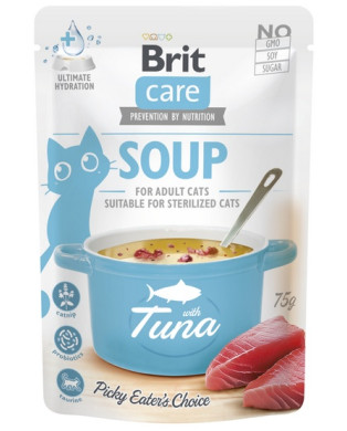 Brit Care Cat Soup Tuna Saszetka 75G