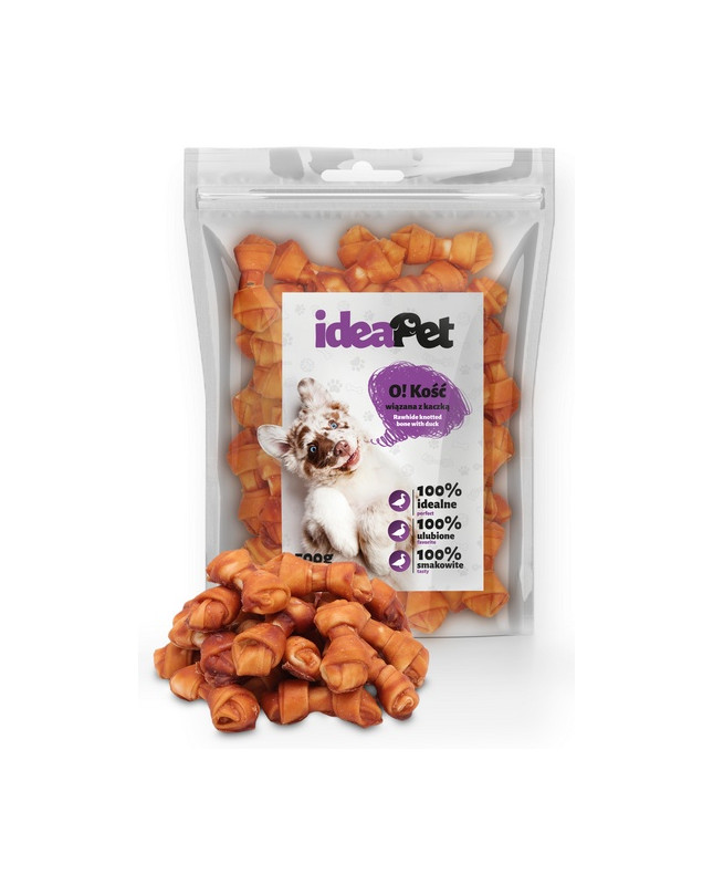 Ideapet O! Kość Wiązana Z Kaczką 500G