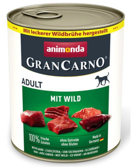 Animonda Grancarno Original Adult Wild Dziczyzna Puszka 400G