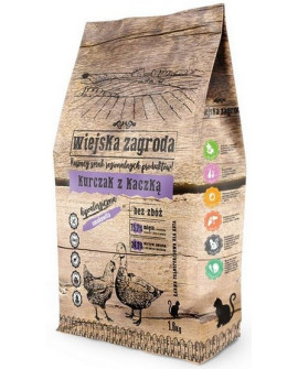 Wiejska Zagroda Kot - Kurczak Z Kaczką 1,6Kg