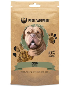 Paka Zwierzaka Stripsy Królik 100% 70G