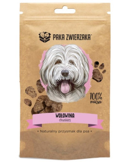 Paka Zwierzaka Chunkies Wołowina 100% 70G