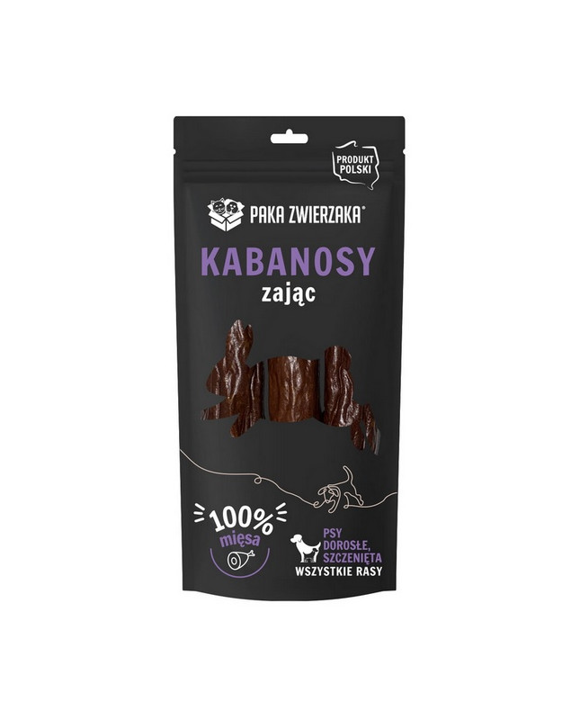 Paka Zwierzaka Kabanosy Zając 3Szt 80G