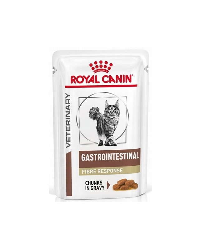Royal Canin Veterinary Diet Feline Gastrointestinal Fibre Response W Sosie Saszetka 85G