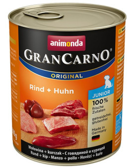 Animonda GranCarno Junior Rind Huhn Wołowina + Kurczak puszka 800g