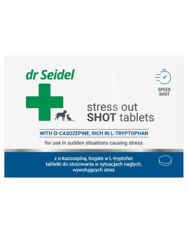 Dermapharm Stress Out Shot Dla Psa I Kota Blister 10 Tabl.