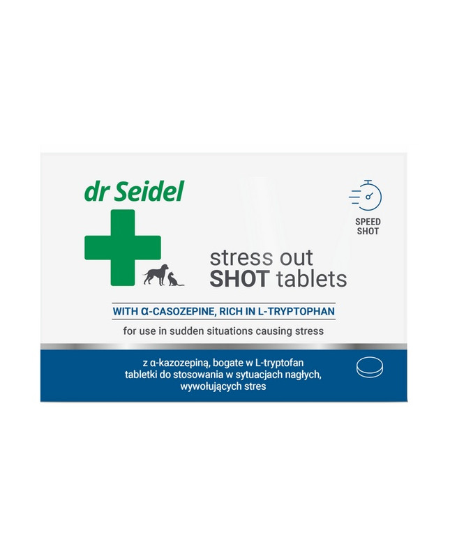 Dermapharm Stress Out Shot Dla Psa I Kota Blister 10 Tabl.