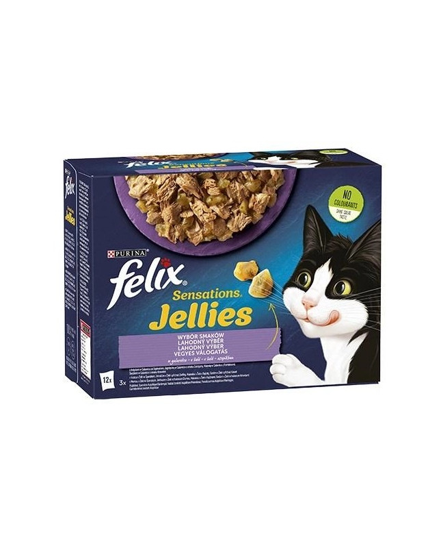 Felix Sensations Mix W Galaretce Saszetki 12X85G