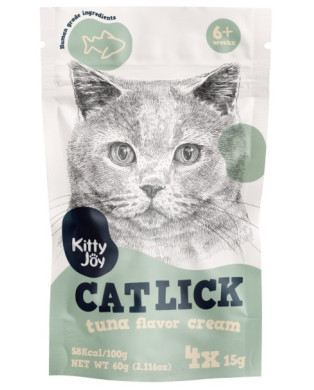 Kitty Joy Cat Lick Tuńczyk Cream 4X15G