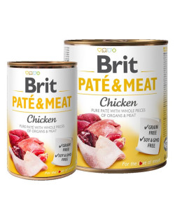 Brit Pate & Meat Dog Chicken puszka 800g