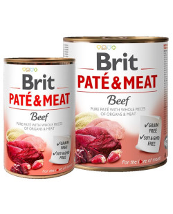 Brit Pate & Meat Dog Beef puszka 800g