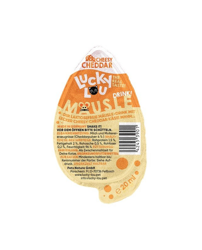 Lucky Lou Mausle Drink-Snack Cheddar 20Ml