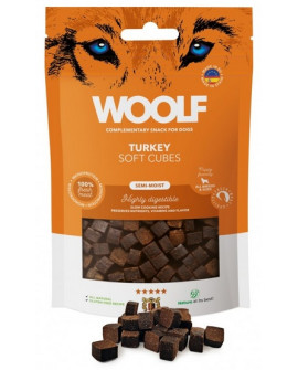 Woolf Soft Cubes Monoprotein Turkey 100G