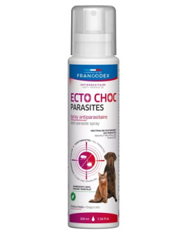 Francodex Ecto Choc Parasites Spray Przeciwpasożytniczy Dla Psów I Kotów 200Ml