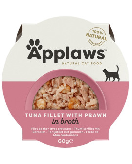 Applaws Miseczka Dla Kota Filet Z Tuńczyka Z Krewetkami 60G