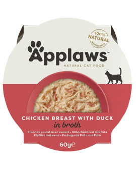 Applaws Miseczka Dla Kota Pierś Z Kurczaka Z Kaczką 60G