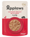 Applaws Saszetka Dla Kota Kurczak Z Wołowiną W Galaretce 70G