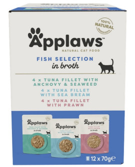 Applaws Saszetki Dla Kota Fish Selection Multi Pack 12X70G