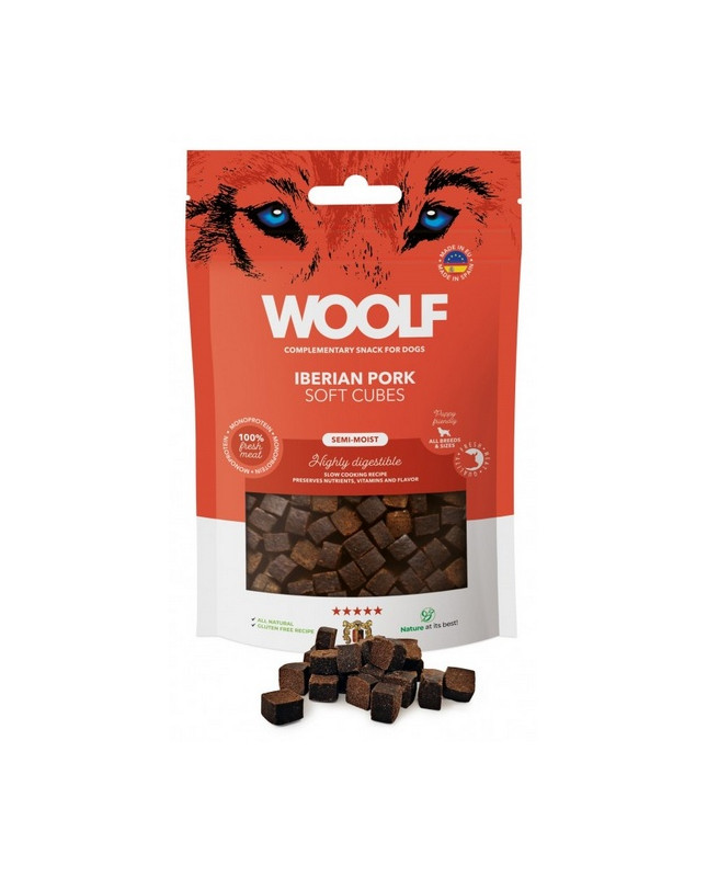 Woolf Soft Cubes Iberian Pork 100G