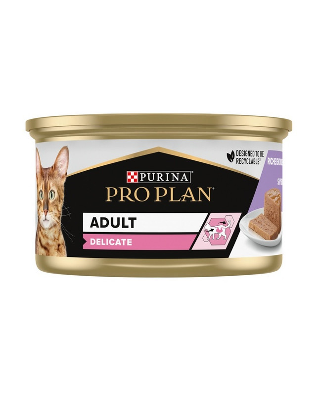 Purina Pro Plan Cat Delicate Indyk Mus Puszka 85G