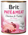 Brit Pate & Meat Dog Puppy Puszka 800G