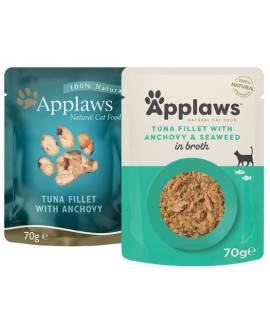 Applaws Saszetka Dla Kota Tuńczyk, Anchois I Wodorosty 70G