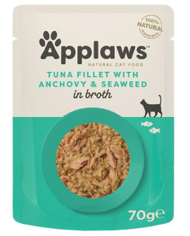 Applaws Saszetka Dla Kota Tuńczyk, Anchois I Wodorosty 70G