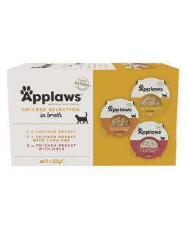 Applaws Miseczki Dla Kota Chicken Selection Multi Pack 8X60G
